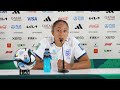 ENGLAND WOMEN PRESS CONFERENCE: Lauren James: England 1-0 Denmark 