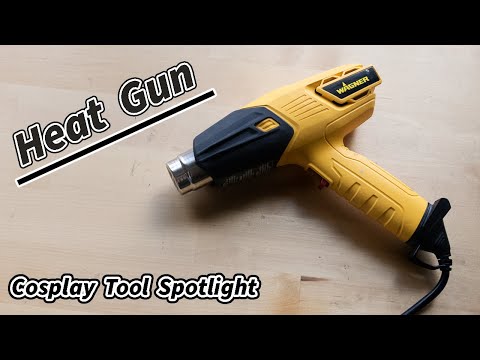 How to use a Heat Gun for Beginners for Cosplay, Foam, Worbla & More! Cosplay Tool Spotlight