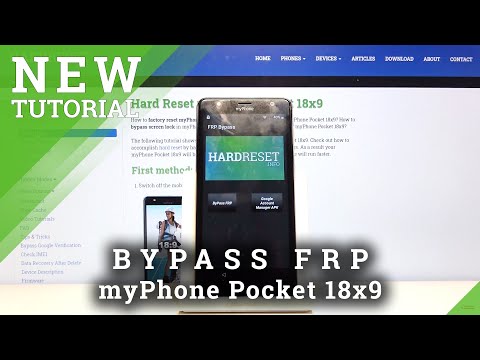 How to Bypass Google Verification in myPhone Pocket 18x9 - Unlock FRP