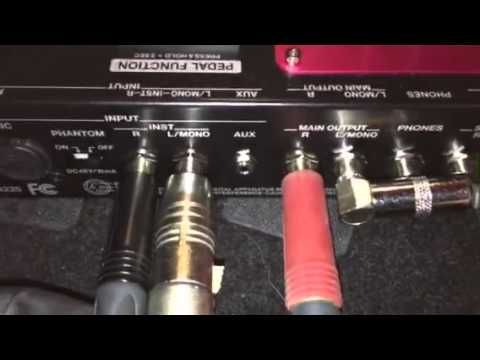 How to run Boss RC 300 with vocals and guitar separated