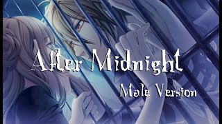 Yandere song - After midnight nightcore by Yuna with lyrics (Male version)