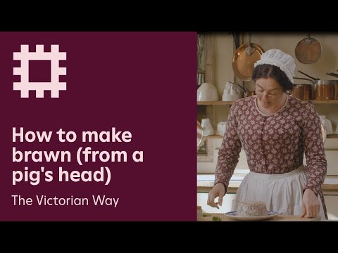 如何（用豬頭）製造膂力 - 維多利亞方式 (How to make brawn (from a pig's head) - The Victorian Way)