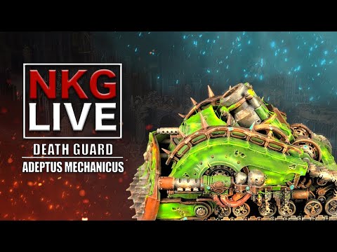 Death Guard vs Adeptus Mechanicus - Warhammer 40K Battle Report | NKG Live