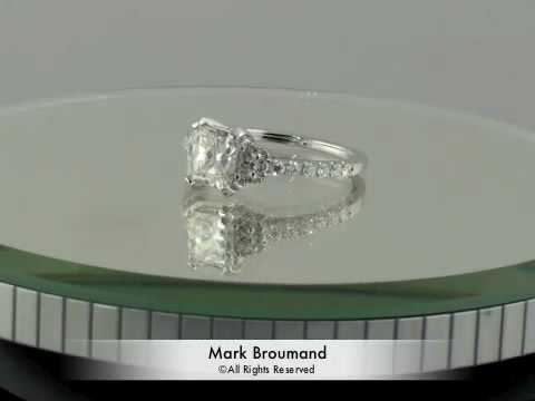 1.85ct Cushion Cut Diamond Engagement Anniversary Ring- Mark Broumand