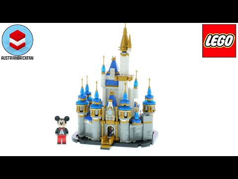 Vidéo LEGO Disney 40478 : Le château Disney miniature