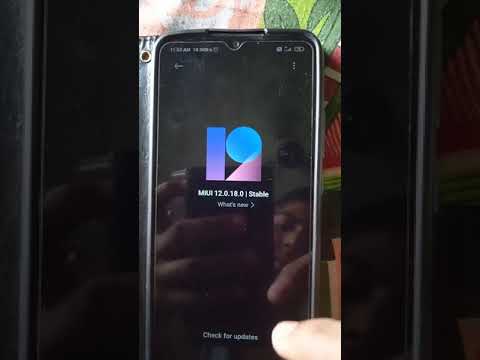 Redmi 9a latest version 12.0.18 update #redmi9a #miui  #redmi9aupdate👍👍