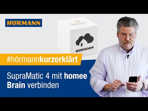 Garagentor-Antrieb SupraMatic 4 mit homee Brain verbinden (Android) | Hörmann