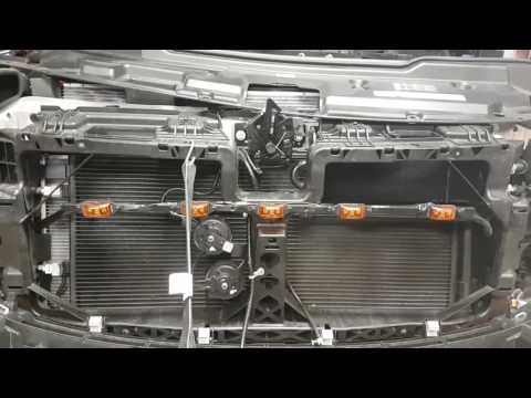 To remove grill from 2017 F350