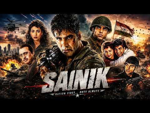 AKSHAY KUMAR Action Blockbuster - SAINIK | Anupam Kher | Thriller Movie