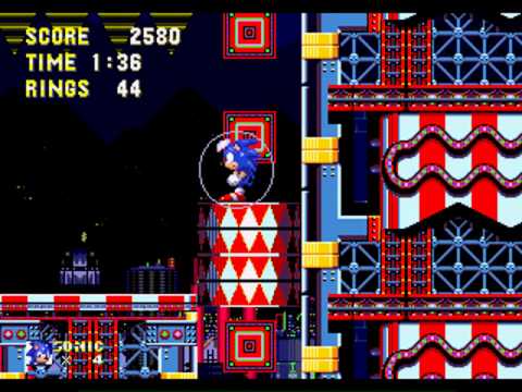 OmegaRadiost Gameplay (Sonic the Hedgehog 3: Carnival Night Zone Act 1, 2 and Boss)