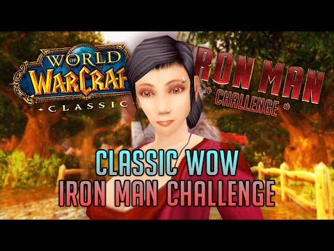 IRON MAN CHALLENGE... IN CLASSIC WOW?! (Classic WoW Iron Man Challenge #1 - Warlock)