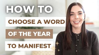 How to Choose a Word of the Year (Instead of Resolutions)