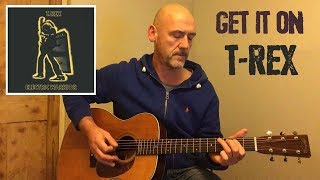 Get it on - Marc Bolan - T-Rex - Guitar lesson by Joe Murphy