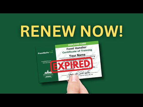 How to Renew Your Food Handler Card FAST (Step-by-Step Guide!)