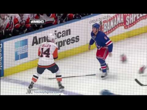 Trevor Gillies vs Brandon Prust Mar 24, 2010 - MSG feed