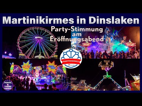 Martinikirmes Dinslaken 2022 🎡🎠🎢 Alle Fahrgeschäfte [4K] kompletter Rundgang | Jetlag | Break Dance