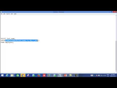 Administration de base de données Oracle 33 Nested Functions