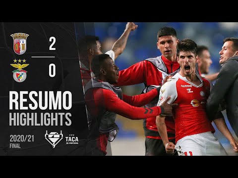 Highlights | Resumo: SC Braga 2-0 Benfica (Taça de Portugal 20/21)