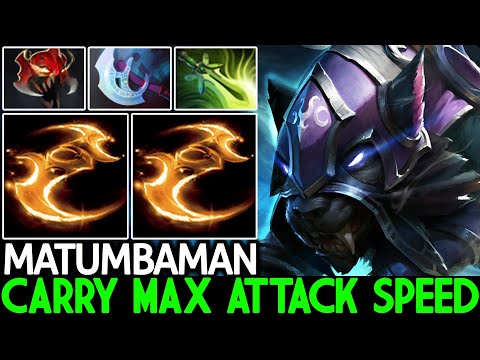 MATUMBAMAN [Luna] Max Attack Speed Fast Push Build Dota 2