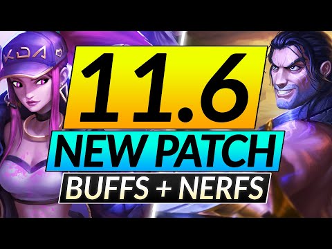 NEW 11.6 PATCH WRECKS the BROKEN Champions - CRAZY ITEM NERFS - LoL Update Guide