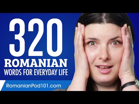 320 Romanian Words for Everyday Life - Basic Vocabulary #16