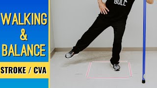 After Stroke/CVA; Walking &amp; Balance Exercises at Home