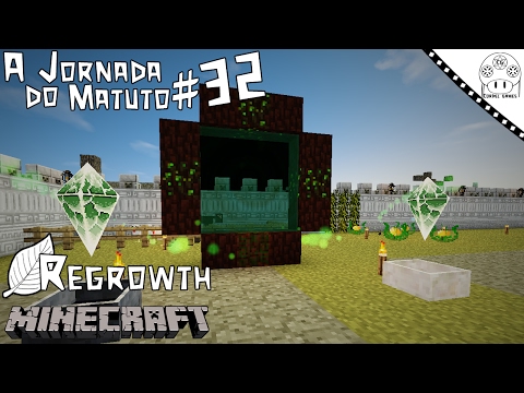 A JORNADA DO MATUTO - #32 QUERIA CONHECER OS ELFOS ☹️ [Regrowth FTB PT-BR Minecraft]