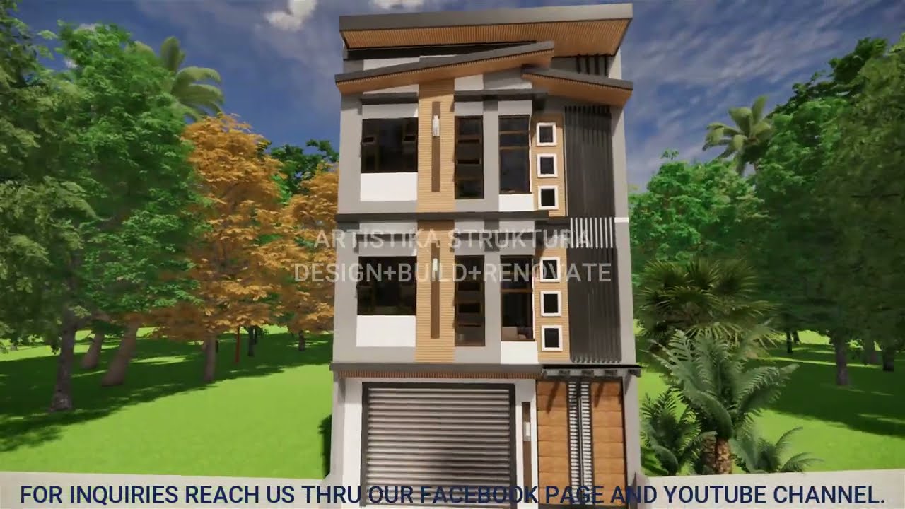 SMALL LOT 7 50m X8 00m  with 2 UNITS APARTMENT AND COMML SPACE DESIGN BY ARTISTIKA STRUKTURA