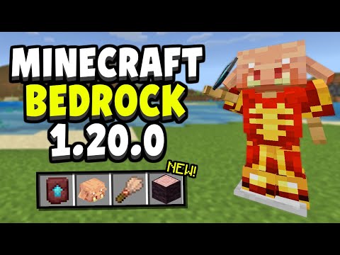 EVERYTHING NEW in Minecraft Bedrock Edition 1.20.0 Trails & Tales update