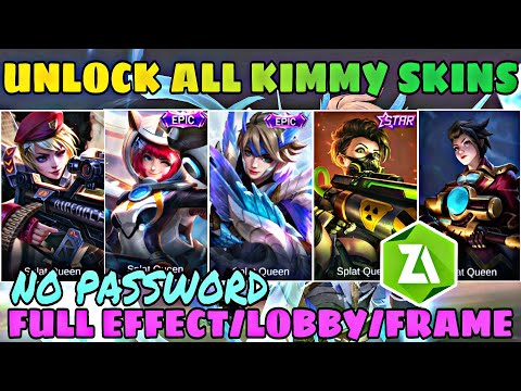 Unlock all kimmy skin script full effect full background and full frame no password New ml script