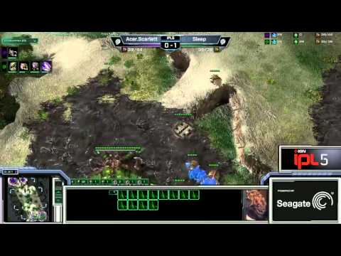 Starcraft 2 Sleep vs Scarlett ZvZ Game 2