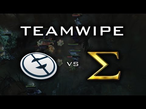 Dota 2 - Champions League - Teamwipe by EG vs. Sigma.Int