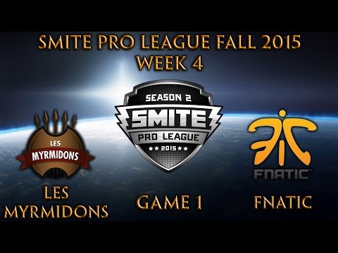 SPL Fall Week 4 - Les Myrmidons vs. Fnatic (Game 1)