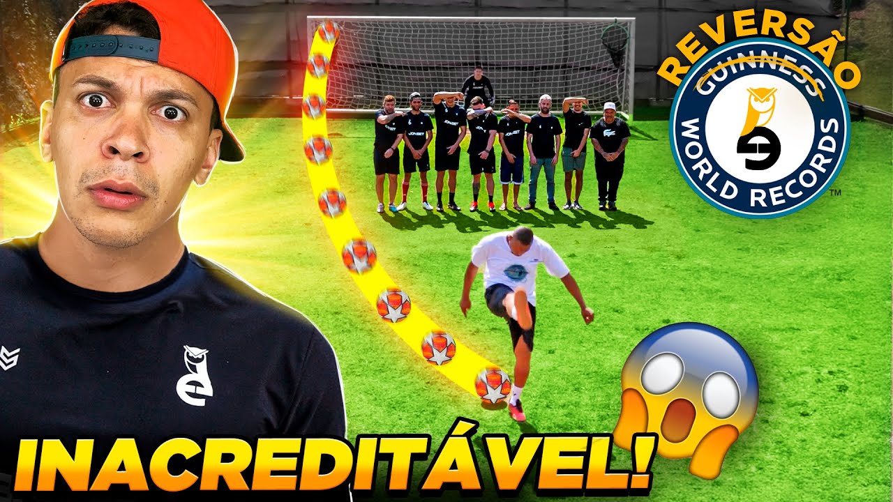 DESCOBRIMOS O HOMEM QUE SÓ CHUTA DE CALCANHAR 🎯😱 *só golaço*