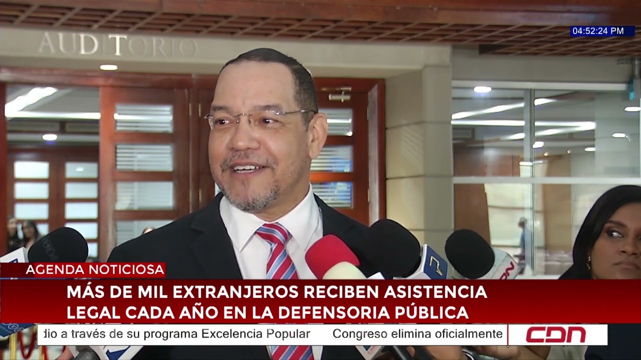 Más de mil extranjeros reciben asistencia legal cada año en la Defensoría Pública