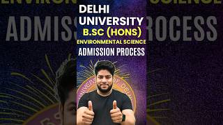 Delhi University Bsc Environmental Science Hns detailed Admission criteria in 1 min🔥#shorts #viral