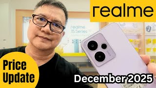 REALME Phones Price List for December 2025 | realme 15 Narzo C85 C75