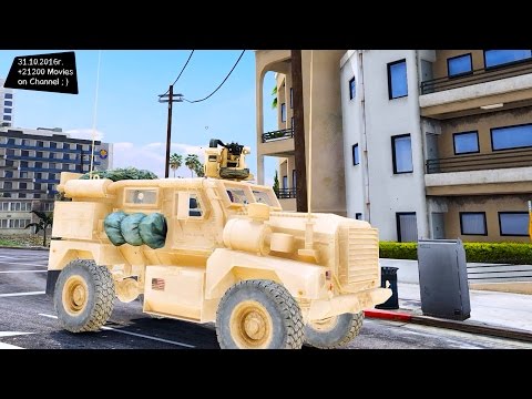 MRAP Cougar 4x4 - GTA MOD ENB 60 FPS GAMEPLAY _REVIEW