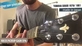 Video thumbnail for Yamaha SG600 1979-1981 made in japan - www.vintage-japan-guitars.com by Vintage JapanGuitar