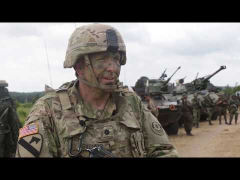 Exercise Iron Wolf 2017 increases interoperability of NATO's enhanced Forward Presence battlegroups