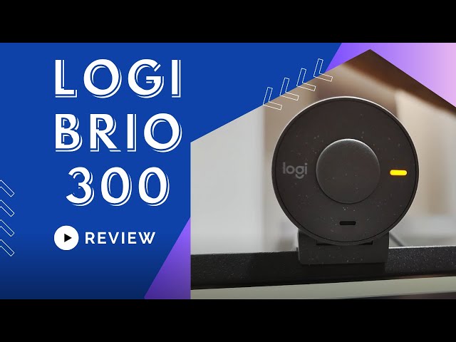 Vídeo relacionado con Logitech Brio 300 Full HD Webcam con Obturador de privacidad, micrófono con reducción de Ruido, USB-C, certificada para Zoom, Microsoft Teams, Google Meet, corrección automática de luz - Blanco