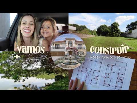 VOLTEI | VAMOS NOS MUDAR + Mostrei nosso terreno novo e a planta da nossa casa nova!