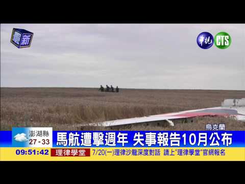 馬航MH17遭擊 屆滿1周年