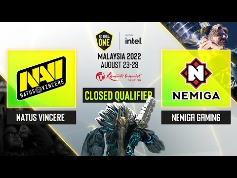 Dota2 - Natus Vincere vs Nemiga Gaming - Game 1 - ESL One Malaysia 2022 Europe/CIS: closed Qualifier