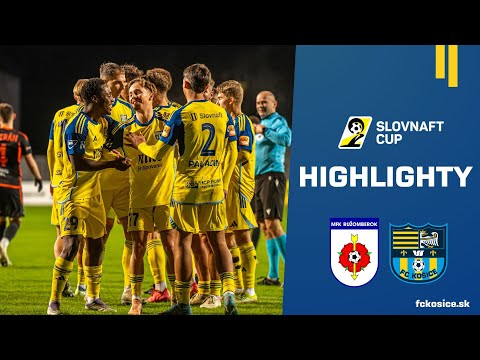 MFK Ružomberok - FC Košice 2:4 5. kolo Slovnaft cup