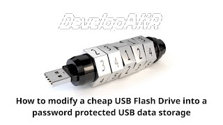 Download the video "How to modify a cheap USB Flash drive into a password protected USB data storage"