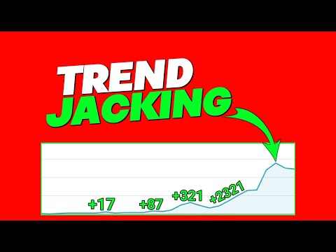 how to use TREND JACKING the SECRET STRATEGY 🤫