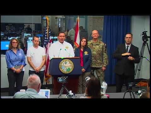 Florida governor gives updates on Hurricane Dorian