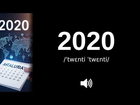 How to pronounce 2020 (CORRECTLY!)