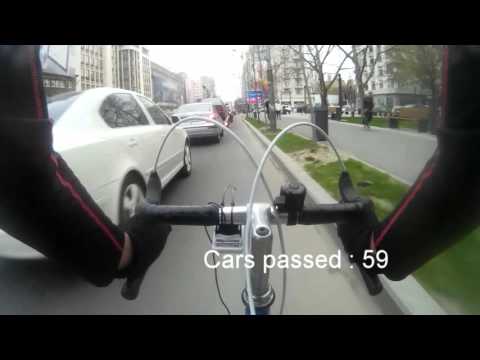 counting     cars in Bucharest (biker's perspective)